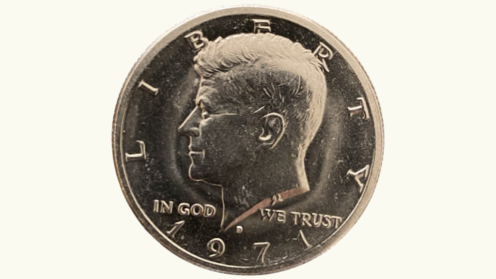 EE UU 1 2 Dollar 1971 D AU J F KENNEDY Numart Collections