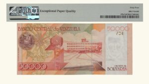 VENEZUELA, 50.000 Bolívares, Abril-25-2006, Serie Z8, PMG64.  **REPOSICION**