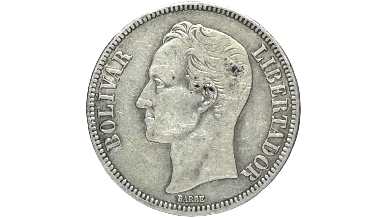 EE.UU. DE VENEZUELA, 5 Bolivares, 1936, XF. **FUERTE** - Imagen 2
