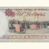 VENEZUELA, 1000 Bolívares, Agosto-8-1991, Serie A8, UNC. - Imagen 2