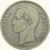 EE.UU. DE VENEZUELA, 5 Bolívares, 1901, VF.  **FUERTE** - Imagen 2