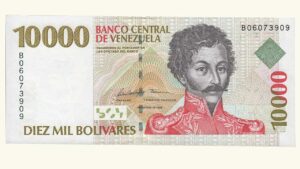 VENEZUELA, 10.000 Bolívares, Febrero-10-1998, Serie B8, UNC.  **PELUCON**