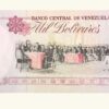 VENEZUELA, 1.000 Bolívares, Julio-30-1992, Serie A8, UNC. - Imagen 2