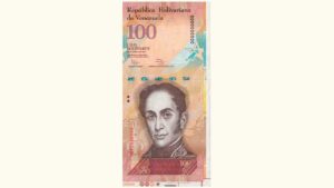 VENEZUELA, 100 Bolívares Fuertes, Agosto-19-2014, S/S8, UNC.  **PRUBA DE IMPRESION**