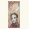VENEZUELA, 100 Bolívares Fuertes, Marzo-20-2007, Serie Z8, AU+/UNC.  **REPOSICION**