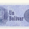 VENEZUELA, 1 Bolívar, Octubre-5-1989, Serie F8, AU / UNC.  **TINOQUITO** - Imagen 2