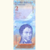 VENEZUELA, 2 Bolívares Fuertes, Marzo-20-2007, Serie Z8, UNC.  **REPOSICION**