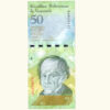VENEZUELA, 50 Bolívares Fuertes, Marzo-20-2007, Serie B8, UNC.