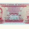 VENEZUELA, 5 Bolívares, Septiembre-24-1968, Serie F7, AU+/ UNC.