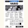LEUCHTTURM, Hojas Transparentes de 3 Bolsillos - 5 Unidades.  **VARIO 3C** - Imagen 2