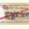 VENEZUELA, 1000 Bolívares, Agosto-06-1998, Serie 8, UNC.  **ESPECIMEN SIN VALOR** - Imagen 2