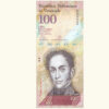VENEZUELA, 100 Bolívares Fuertes, Octubre-29-2013, Serie Z8, UNC.  **REPOSICION**