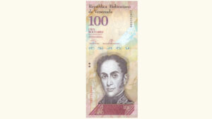 VENEZUELA, 100 Bolívares Fuertes, Octubre-29-2013, Serie Z8, UNC.  **REPOSICION**