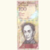 VENEZUELA, 100 Bolívares Fuertes, Junio-23-2015, Serie Z38, UNC.  **REPOSICION**