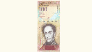 VENEZUELA, 100 Bolívares Fuertes, Octubre-29-2013, Serie Z8, AU+/UNC.  **REPOSICION**