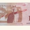 VENEZUELA, 10 Bolívares Fuertes, Octubre-29-2013, Serie T8, UNC.  **MUESTRA SIN VALOR** - Imagen 2
