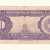 VENEZUELA, 10 Bolívares, Mayo-24-1956, Serie Q7, VF.  **CARA VOLTEADA** - Imagen 2