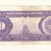 VENEZUELA, 10 Bolívares, Junio-18-1959, Serie Y7, VF.  **CARA VOLTEADA** - Imagen 2