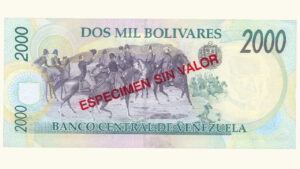 VENEZUELA, 2000 Bolívares, Junio-16-1997, UNC.  **ESPECIMEN SIN VALOR**