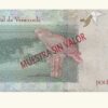 VENEZUELA, 2 Bolívares Soberanos, Enero-15-2018, Serie A8, UNC.  **MUESTRA SIN VALOR** - Imagen 2