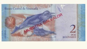 VENEZUELA, 2 Bolívares Fuertes, Marzo-20-2007, Serie A8, AU.  **MUESTRA SIN VALOR**