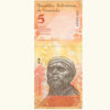 VENEZUELA, 5 Bolívares Fuertes, Diciembre-19-2008, Serie Z8, UNC.  **REPOSICION**