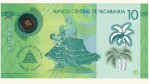 NICARAGUA, 10 Cordobas, Marzo-28-2014, Serie A8, UNC.  **POLIMERO**