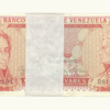 VENEZUELA, 5 Bolívares, Enero-29-1974, Serie D7, AU+/UNC.  **FAJO O PACA**