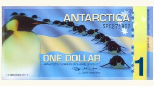 ANTARCTICA, 1 Dóllar, Diciembre-14-2011, Series SPC5, UNC.  **POLIMERO**