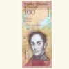 VENEZUELA, 100 Bolívares Fuertes, Junio-23-2015, Serie Z8, UNC.  **REPOSICION**