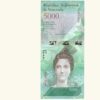 VENEZUELA, 5000 Bolívares Fuertes, Agosto-18-2016, Serie Z8, UNC.  **REPOSICION**