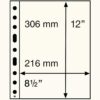 LEUCHTTURM, Hojas Negras Dobles de 1 Bolsillo - 5 Unidades.  **GRANDE 1S** - Imagen 3