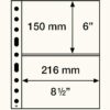 LEUCHTTURM, Hojas Negras Dobles de 2 Bolsillos - 5 Unidades.  **GRANDE 2S** - Imagen 3