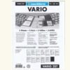 LEUCHTTURM, Hojas Negras Dobles de 4 Bolsillos -  5 Unidades.  **VARIO 2ST** - Imagen 2