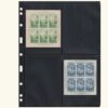 LEUCHTTURM, Hojas Negras Dobles de 4 Bolsillos -  5 Unidades.  **VARIO 2ST**