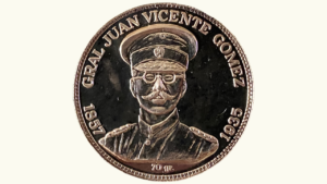 VENEZUELA, Medalla Banco Hipotecario de Occidente, XF.  **GRAL. JUAN V. GOMEZ, 1857-1935**