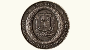 VENEZUELA, Medalla 1945, XF.  **MUERTE DEL GRAL. RAFAEL URDANETA, 1845-1945**