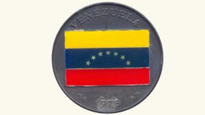 VENEZUELA, Medalla Esmaltada, 1978, XF/AU.  **SIMBOLOS PATRIOS**