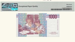 ITALIA, 1000 Lire, 1990, Serie GA7, PMG 68