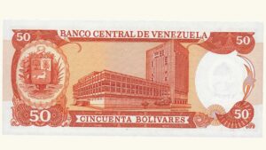 VENEZUELA 50 Bolívares , Noviembre-03-1988, Serie Y8, UNC