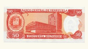 VENEZUELA, 50 Bolívares, Mayo-31-1990, Serie C8, UNC.