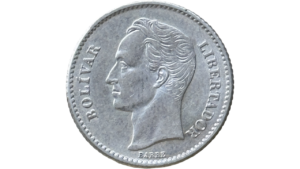 EE.UU. DE VENEZUELA, 1 Bolívar, 1935, XF/AU.