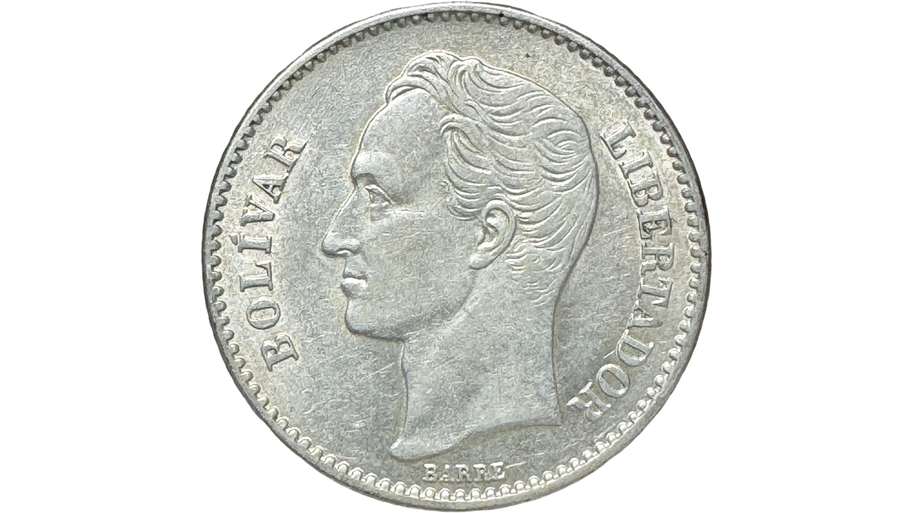 EE.UU. DE VENEZUELA, 1 Bolívar, 1936, AU+/UNC - Imagen 2
