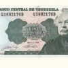 VENEZUELA, 20 Bolívares, Mayo-31-1990, Serie Q8, AU+