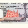 VENEZUELA, 50 Bolívares, Diciembre-8-1992, Serie M7, UNC.
