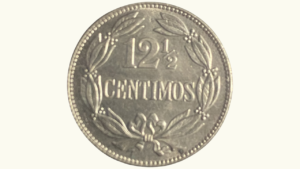 VENEZUELA, 12½ Céntimos, 1958, XF+/AU.  **LOCHA**