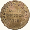 VENEZUELA, 1/8 Bolivar, 1939, XF+.  **1/8 o LOCHA, ISLA DE PROVIDENCIA**