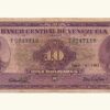 VENEZUELA, 10 Bolívares, Junio-06-1961, Serie F7, F.  **CARA VOLTEADA**