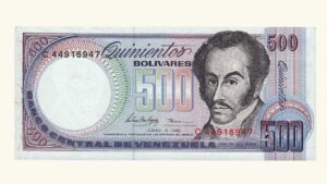 VENEZUELA, 500 Bolívares, Junio-05-1995, Serie C8, UNC.