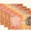 VENEZUELA, 5 Bolívares Fuertes, Marzo-20-2007, Series A8, B8, C8, D8, E8, Z8, UNC.  **SERIE COMPLETA**
